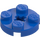 LEGO Blue Plate 2 x 2 Round with Axle Hole (with &#039;+&#039; Axle Hole) (4032)