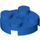 LEGO Bleu assiette 2 x 2 Rond avec Essieu Trou (avec trou d&#039;axe &#039;X&#039;) (4032)