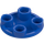 LEGO Blue Plate 2 x 2 Round with Rounded Bottom (2654 / 28558)