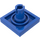 LEGO Blau Platte 2 x 2 mit Unterseite Stift (Keine Löcher) (2476 / 48241)