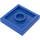 LEGO Blauw Plaat 2 x 2 met groef en 1 Midden Stud (23893 / 87580)