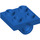 LEGO Blau Platte 2 x 2 mit Loch ohne untere Kreuzstütze (2444)