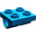 LEGO Blauw Plaat 2 x 2 met Gaten (2817)