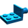 LEGO Bleu assiette 2 x 2 avec Épingle for Helicopter Queue Rotor (3481)