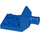 LEGO Blau Platte 2 x 2 mit Stift for Helicopter Schwanz Rotor (3481)