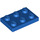 LEGO Bleu assiette 2 x 3 (3021)