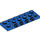 LEGO Blau Platte 2 x 6 x 0.7 mit 4 Noppen auf Seite (72132 / 87609)