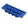 LEGO Blauw Plaat 2 x 6 x 0.7 met 4 Studs Aan Kant (72132 / 87609)