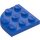 LEGO Blue Plate 3 x 3 Round Corner (30357)