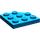 LEGO Bleu assiette 3 x 3 Rond Coin (30357)