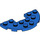 LEGO Blau Platte 3 x 6 Runden Hälfte Kreis mit Ausgeschnitten (18646)