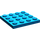 LEGO Blau Platte 4 x 4 (3031)