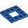 LEGO Blu Piastra 4 x 4 con 2 x 2 Open Centro (64799)