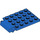 LEGO Blauw Plaat 4 x 5 Trap Deur Gebogen scharnier (30042)