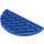 레고 파란색 그릇 4 x 8 둥근 반 원 (22888)