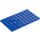 LEGO Blauw Plaat 6 x 10 (3033)