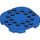 LEGO Blue Plate 6 x 6 x 0.7 Round Semicircle (66789)
