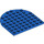 LEGO Blauw Plaat 8 x 8 Ronde Halve Cirkel (41948)