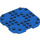 LEGO Blauw Plaat 8 x 8 x 0.7 met Afgeronde hoeken (66790)
