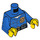 LEGO Blau Polizei Torso mit Golden Abzeichen (973 / 76382)