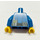 LEGO Blauw Politie Torso met Golden Badge (973 / 76382)