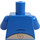 LEGO Blue Porky Pig Minifig Torso (973)