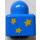 LEGO Blue Primo Brick 1 x 1 with Yellow Stars (31000)