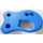 LEGO Bleu Primo fish-shaped Raft avec fish-shaped Trou et 4 Goujons (72110)