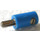 LEGO Blauw Prong Electric Connector met 2 Plug Gaten