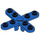 LEGO Blauw Propeller 4 Lemmet 5 Diameter met open connector (2479)