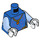 LEGO Blau Queen Halbert (70325) Minifig Torso (973 / 76382)