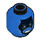 LEGO Blau Ronan The Accuser Minifigure Kopf (Einbau-Vollbolzen) (3626 / 18379)