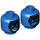 LEGO Blue Ronan The Accuser Minifigure Head (Recessed Solid Stud) (3626 / 18379)