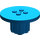 LEGO Blue Round Table with studs in center (4223)