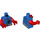 LEGO Blue Scarlet Spider with Short Legs Minifig Torso (973 / 76382)