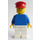 LEGO Blau Shirt und Weiß Trousers und rot Deckel Minifigur