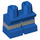 LEGO Blauw Kort Poten met Zilver Stripe (16709 / 41879)
