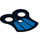LEGO Blue Shoulder Cape Pauldron with Light Blue Sections (13285 / 85915)