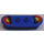 LEGO Blau Skateboard mit Vier Rad Clips mit Skyline mit Sunrise Aufkleber (42511)