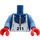 LEGO Blauw Skier Torso (973 / 88585)