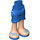 LEGO Blue Skirt with Side Wrinkles with blue feet marks (11407)