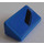 LEGO Bleu Pente 1 x 2 (31°) avec Noir Décoration La gauche Côté Autocollant (85984)
