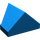 LEGO Blue Slope 1 x 2 (45°) Double / Inverted with Bottom Tube