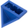 LEGO Blau Steigung 1 x 2 (45°) Doppelt / Invertiert mit Innenbolzenhalter (3049)