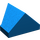 LEGO Bleu Pente 1 x 2 (45°) Double / Inversé avec fond ouvert (3049)