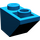 LEGO Bleu Pente 1 x 2 (45°) Inversé (3665)
