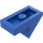 LEGO Bleu Pente 1 x 2 (45°) avec assiette (15672 / 92946)