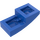 LEGO Blue Slope 1 x 2 Curved (11477)