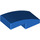 LEGO Blue Slope 1 x 2 Curved (11477)