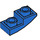 LEGO Bleu Pente 1 x 2 Incurvé Inversé (24201)